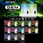 SP2S GEM 9000口拋棄式電子煙 | SP2 思博瑞9000一次性電子煙推薦 | 智能顯示屏 | 12ml大容量煙油-速發