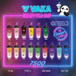 VAKA 奶茶杯 7500 PUFFS 一次性電子煙 拋棄式設計 可充電 現貨供應