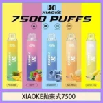 XIAOKE 梟客 7500口 拋棄式電子煙 發光設計 一次性霧化棒