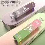 XIAOKE 梟客 7500口 拋棄式電子煙 發光設計 一次性霧化棒：圖片 2
